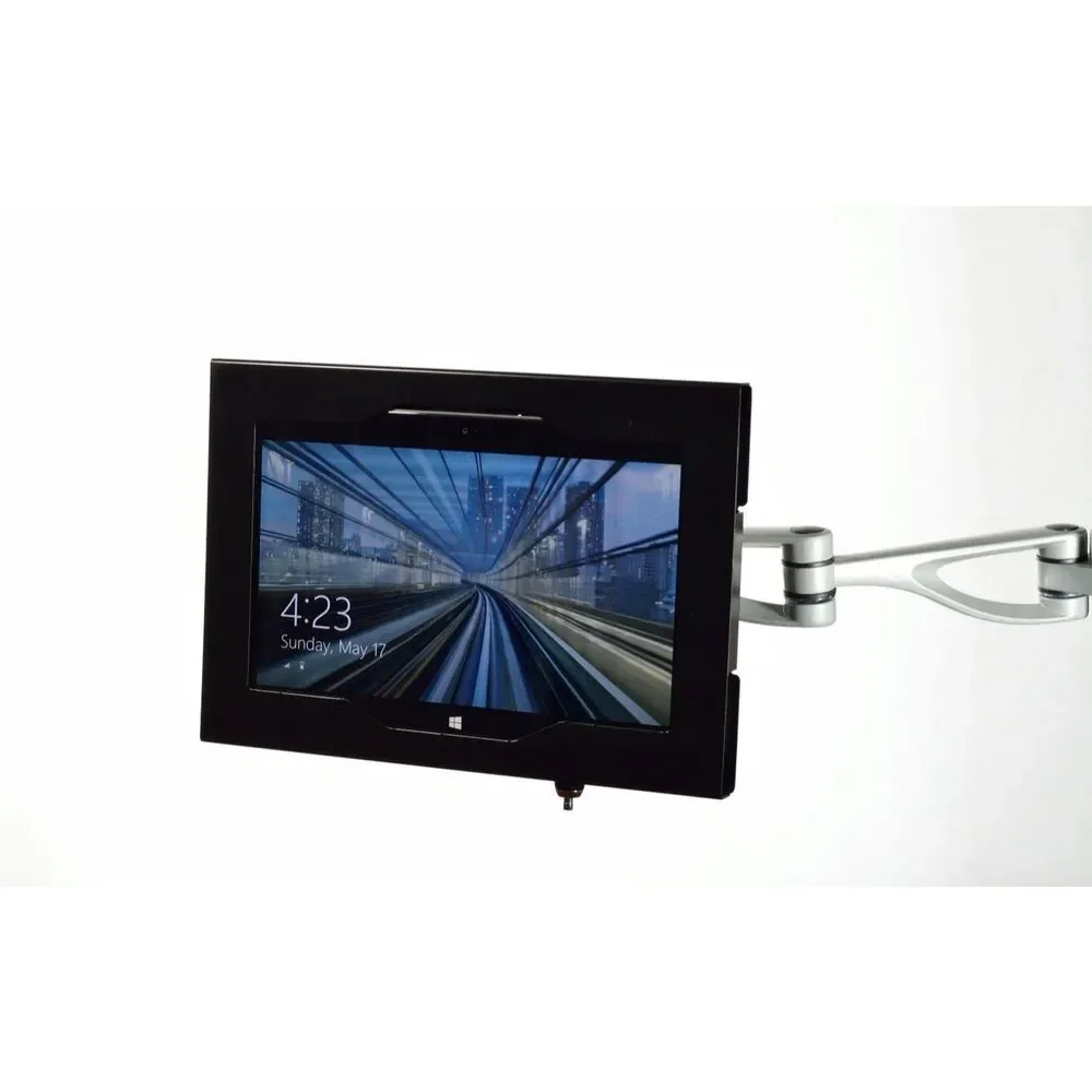 TabCare iPad 11” Locking Tablet Enclosure – VESA Mount‎ – Security Case (Black)
